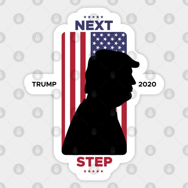 Trump 2020 Sticker by moutaqi